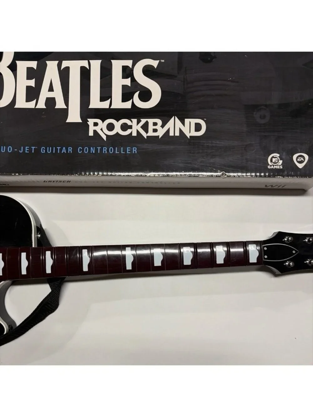 Beatles Rock Band Wii Bigsby Gretsch DuoJet Guitar NWGTS4 No Dongle Tested Works